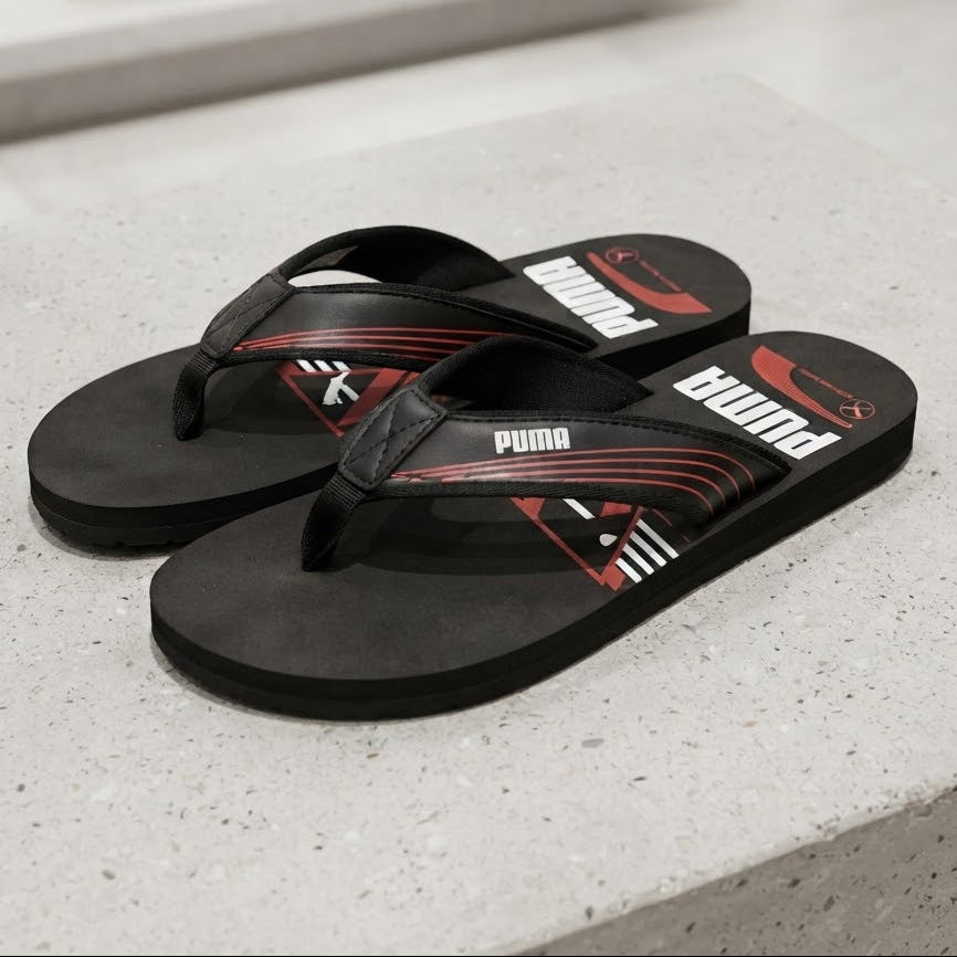 PM Black/Red Flipflops