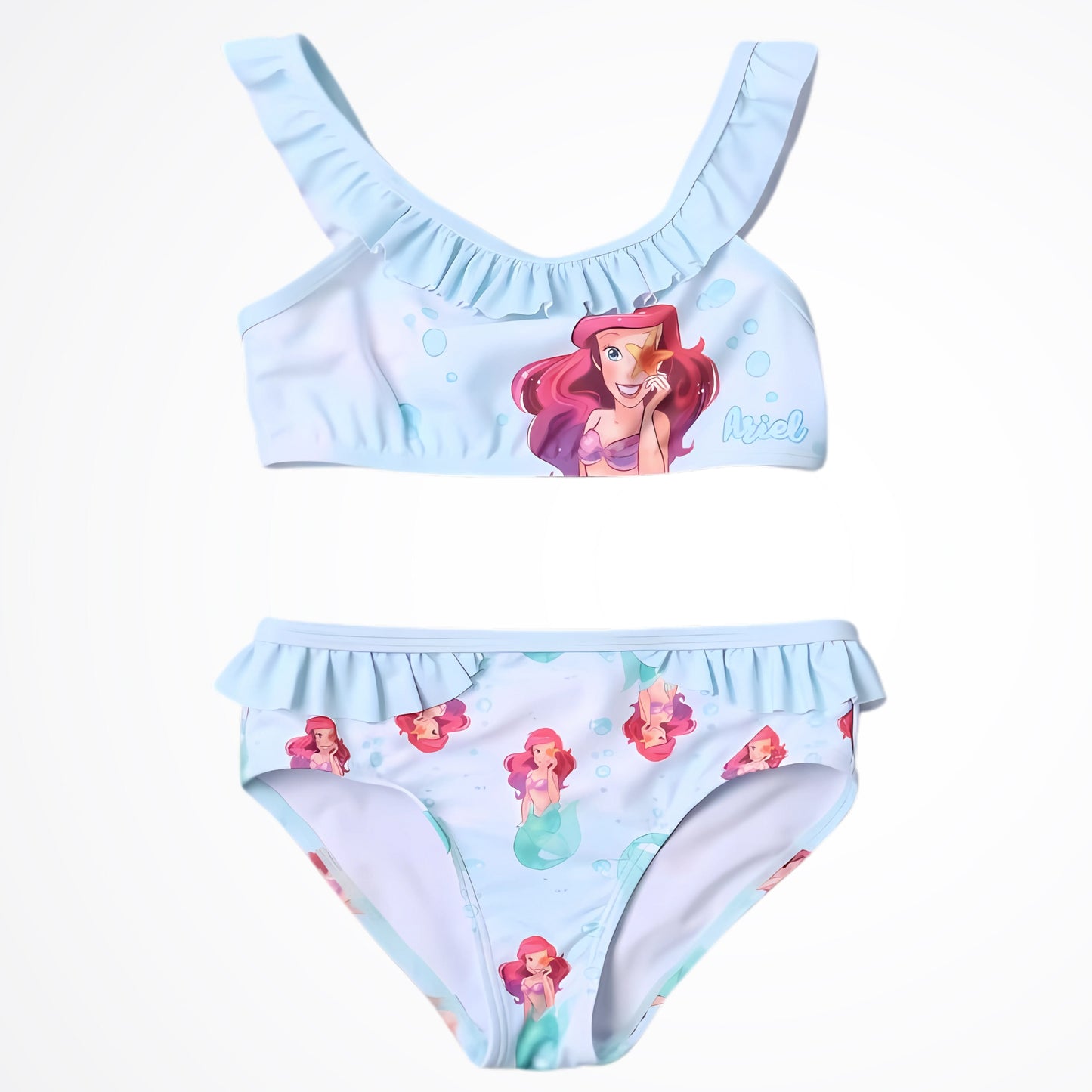 Ariel's Mermaid Light Blue Bikini