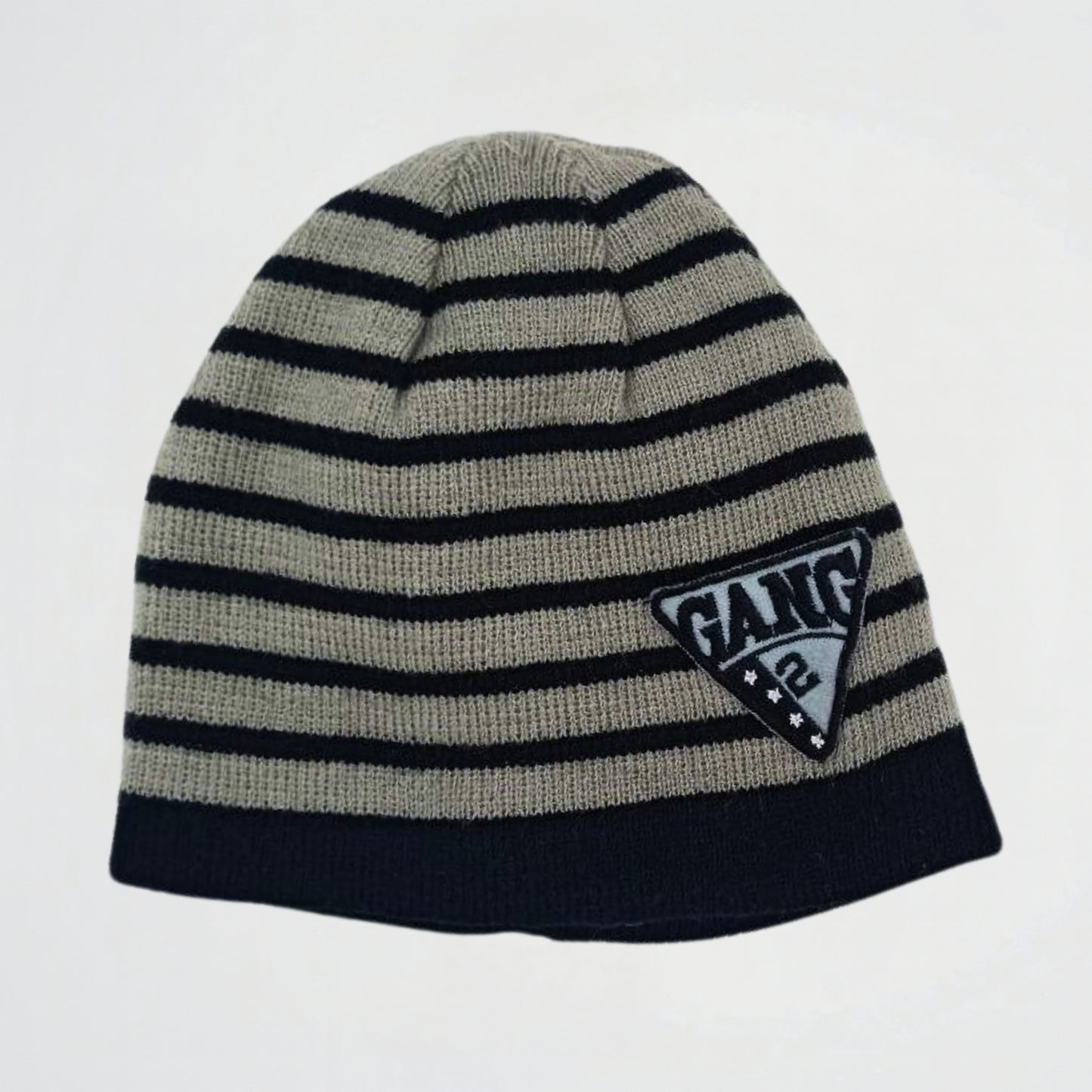 Gang Striped Grey Fleece Ice Cap
