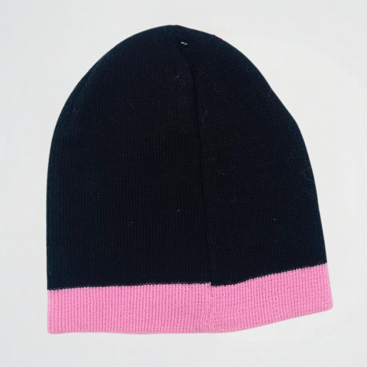 Basic Black/Pink Fleece Ice Cap