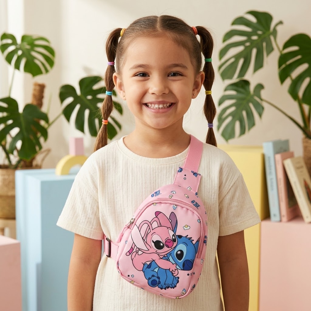 Stitch Pink Crossbody Bag (Model 2)
