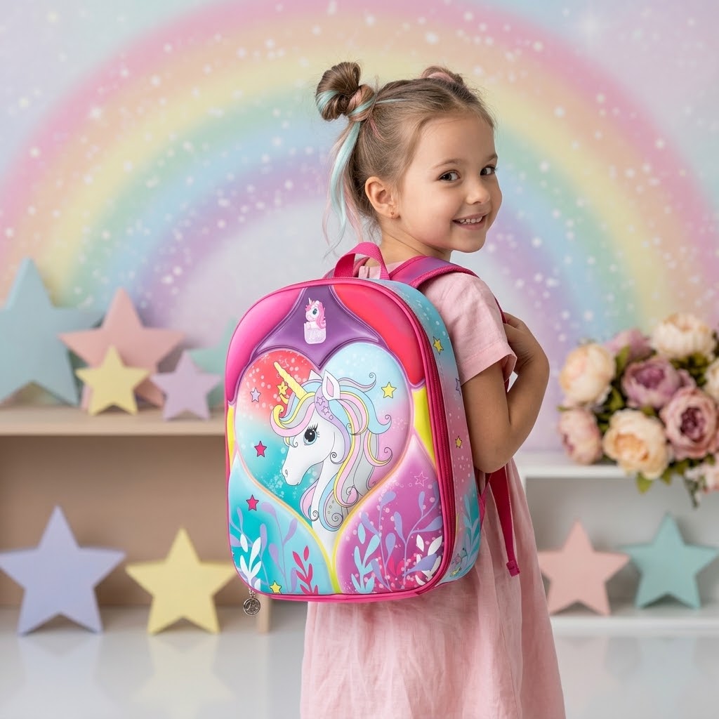 Unicorn Acrylic Small Backpack