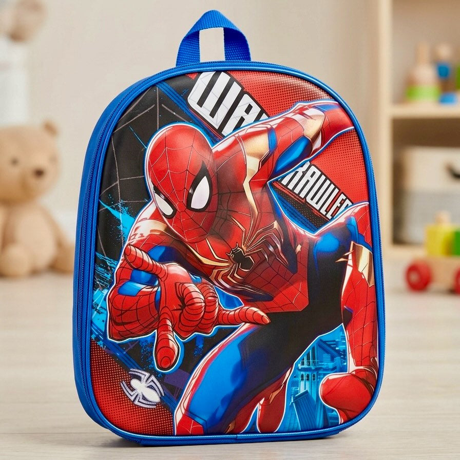 Spiderman Wall Crawling Acrylic Small Backpack
