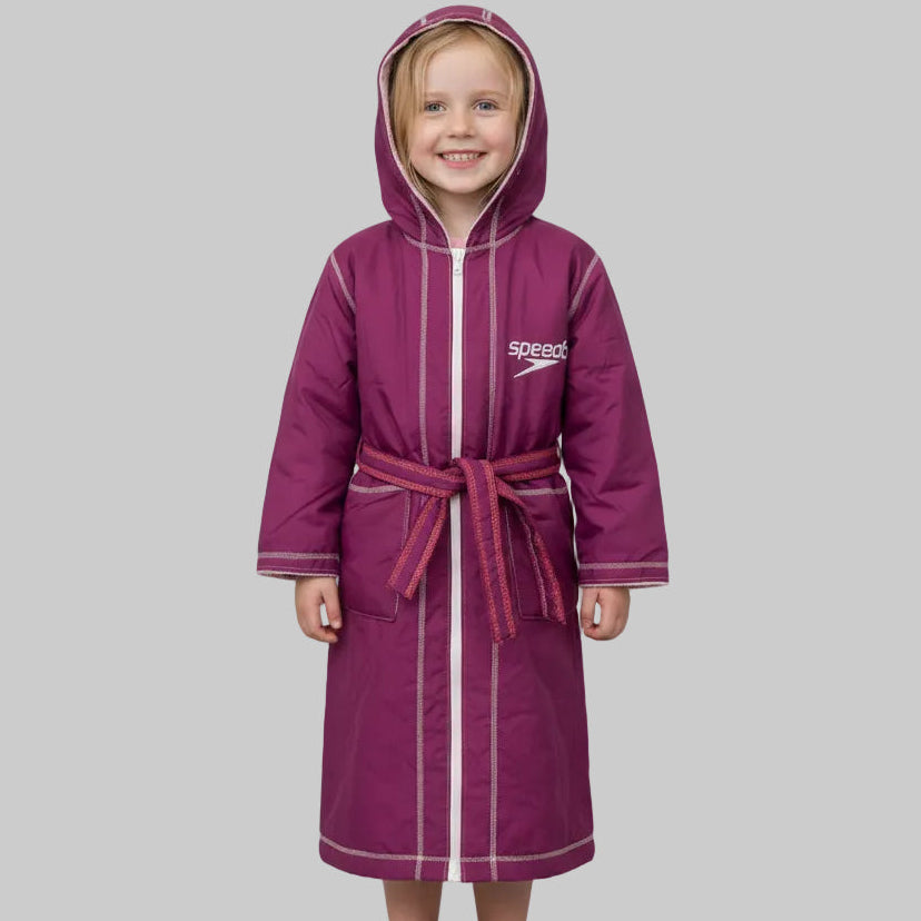 Basic Purple & Pink Waterproof Swim Robe