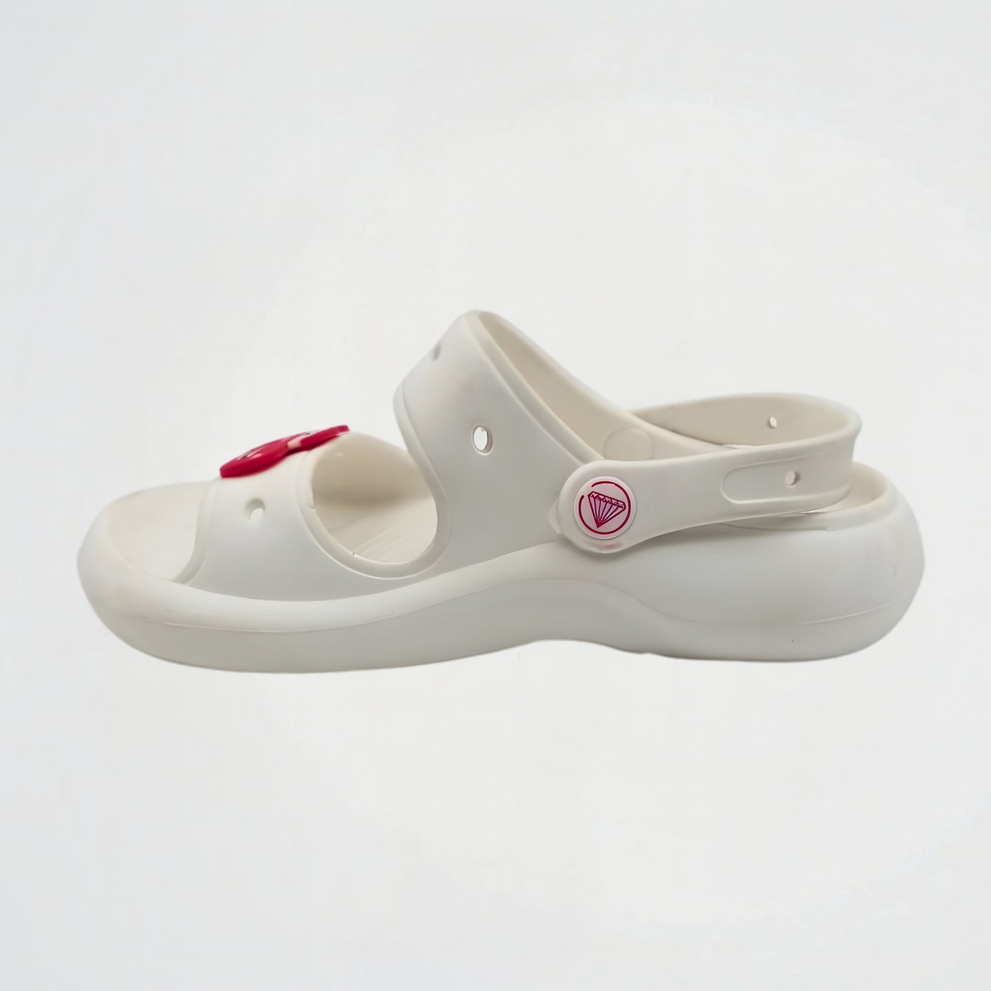 Lightning McQueen White Rubber Sandal