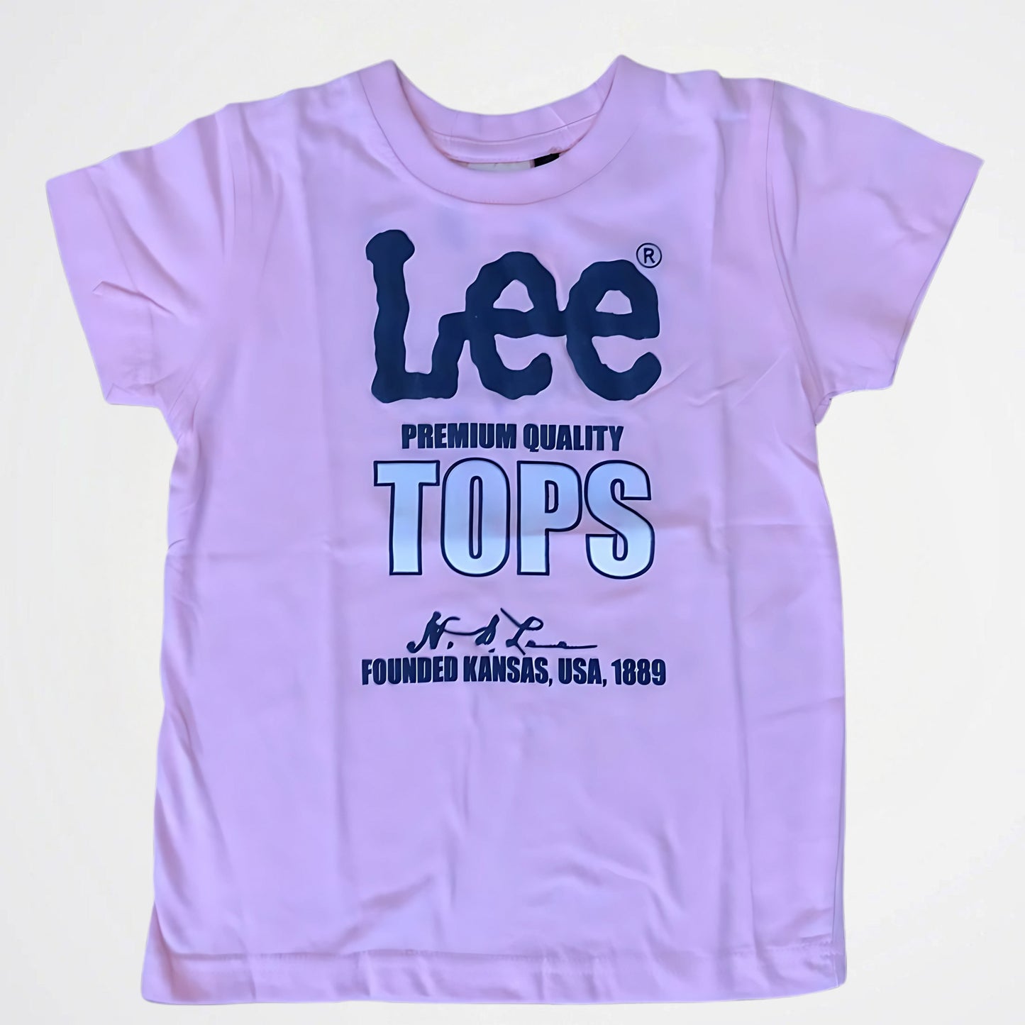 Printed Light Purple Cotton T-Shirt