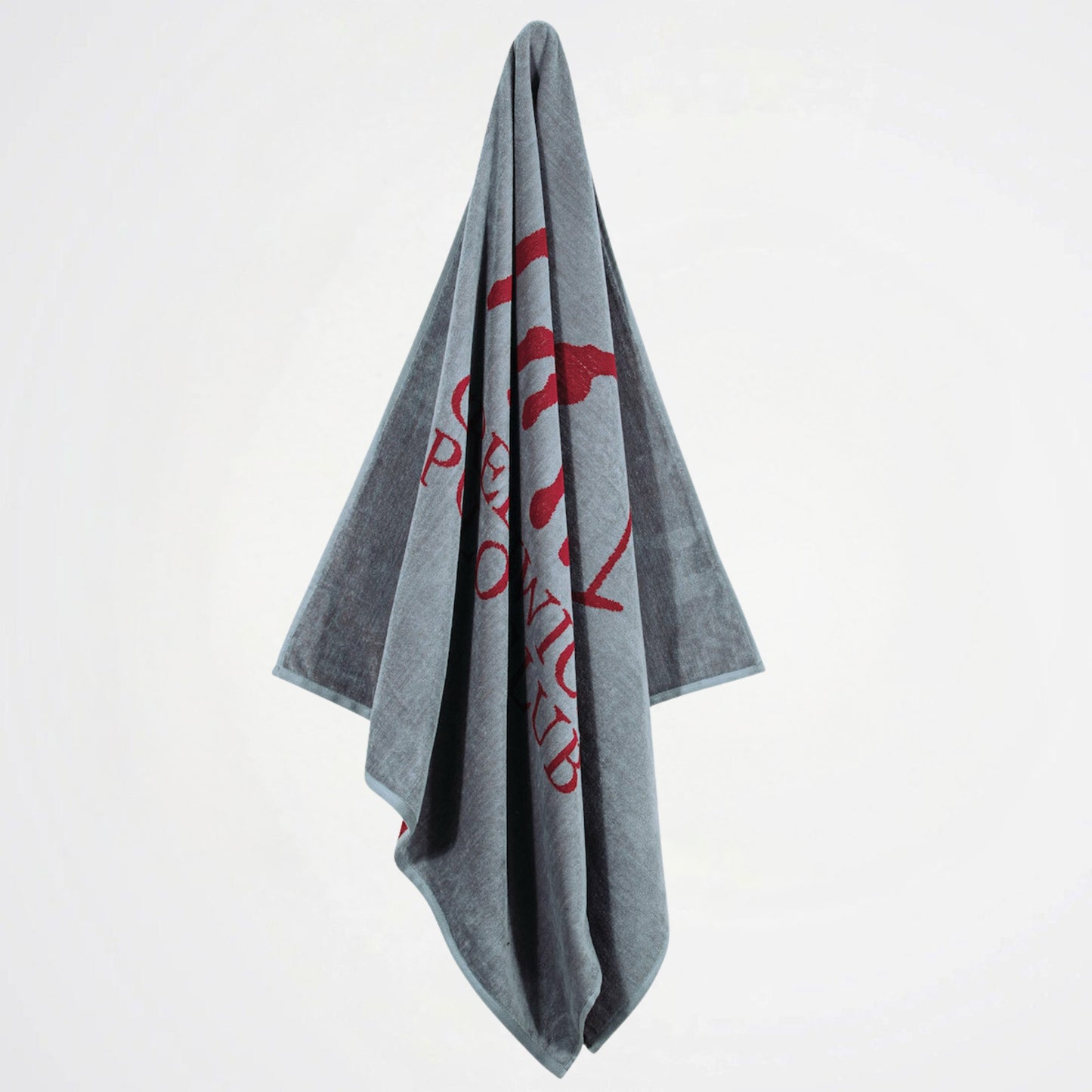 Greenwich Polo Club Grey Cotton Beach Towel
