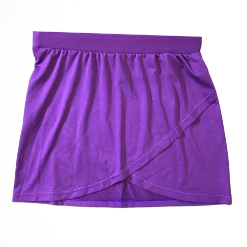 Basic Purple Lycra Swim Skirt