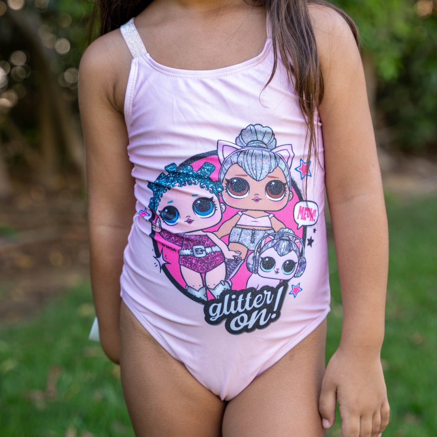 LOL Glitter Pink Swimsuit