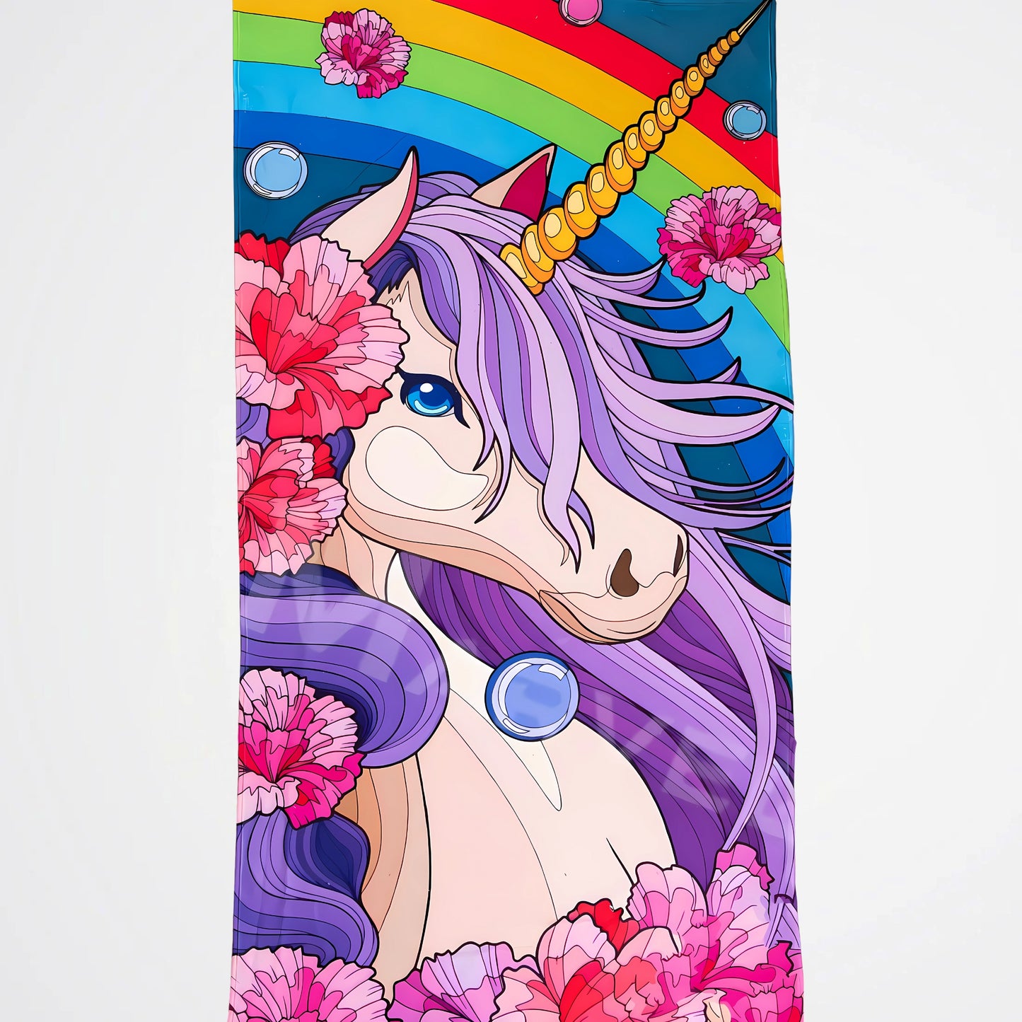 Unicorn Magic Microfiber Beach Towel