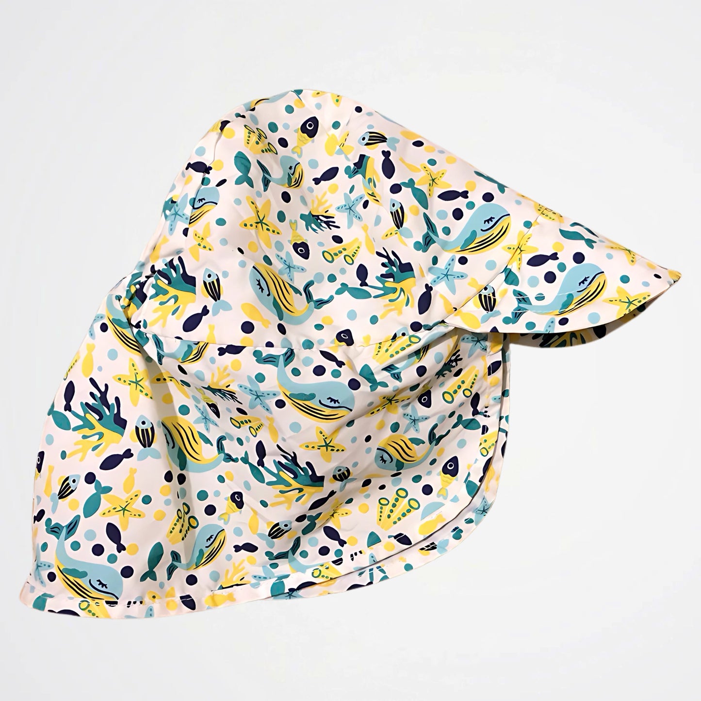 Ocean Pattern Cotton Bucket Hat