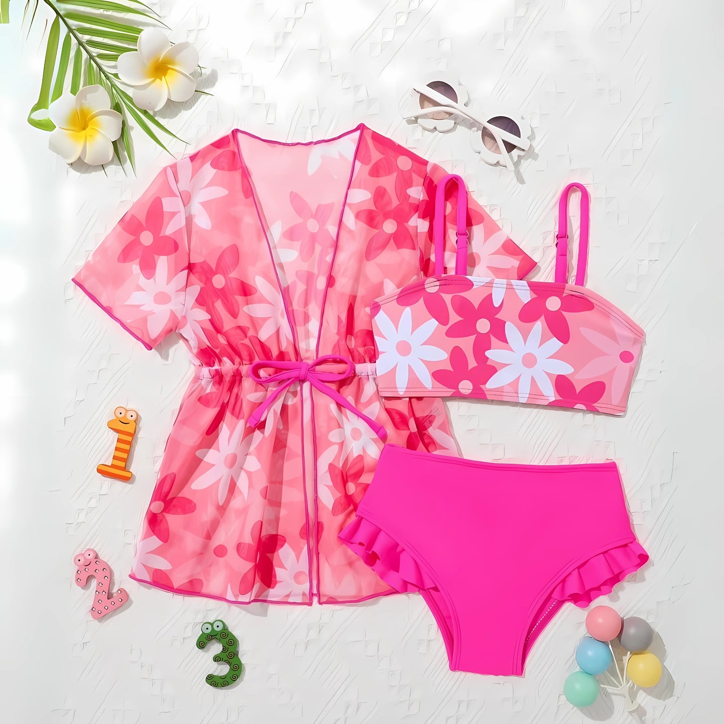 Floral Simon Bikini Coverup Set