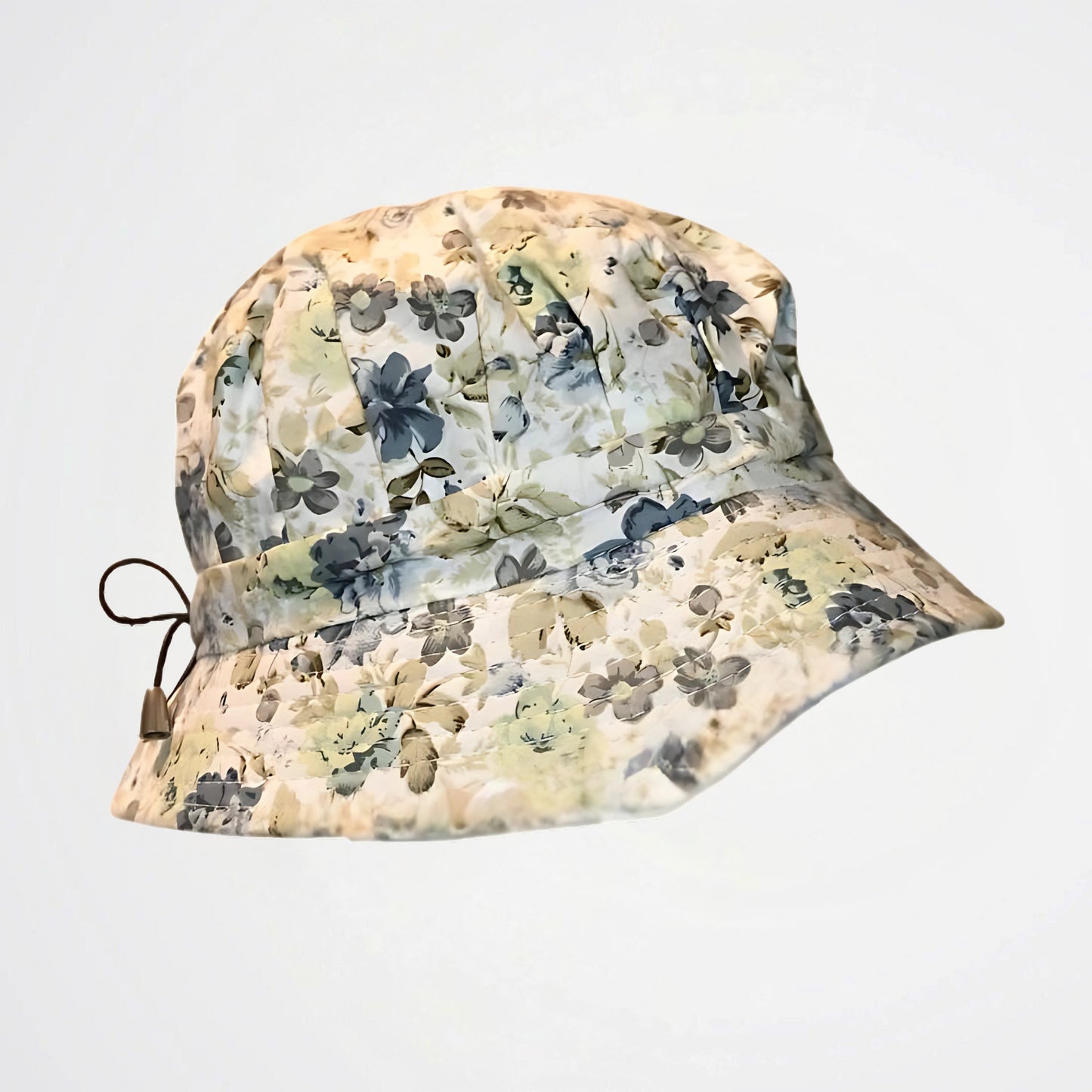 Floral Light Blue Bucket Hat