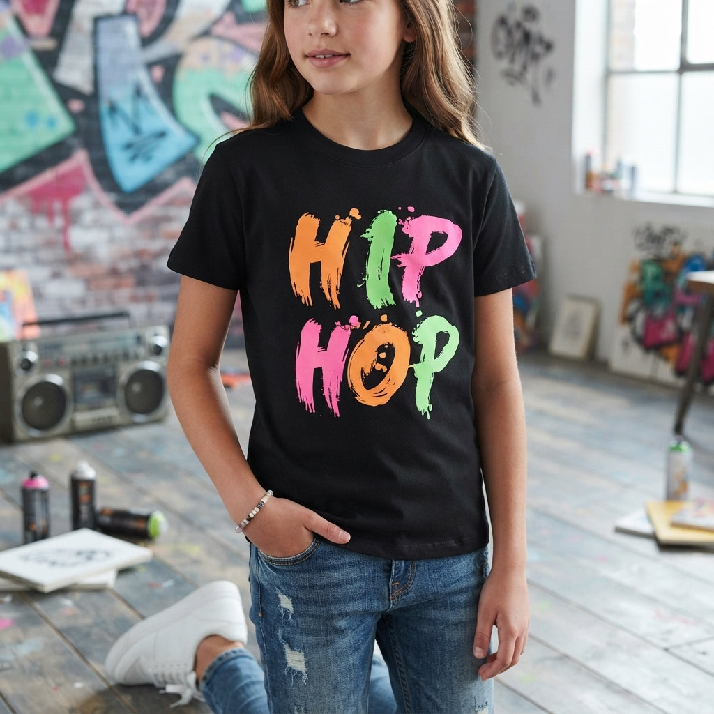Hip Hop Short-Sleeved Cotton T-Shirt