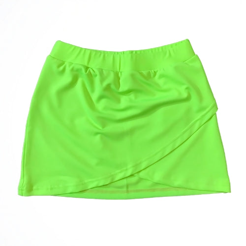 Basic Green Lycra Swim Skirt