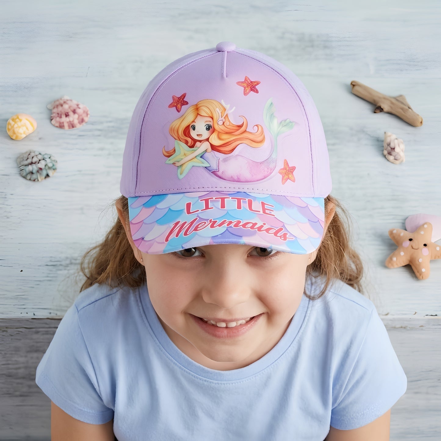 Little Mermaid Cotton Cap