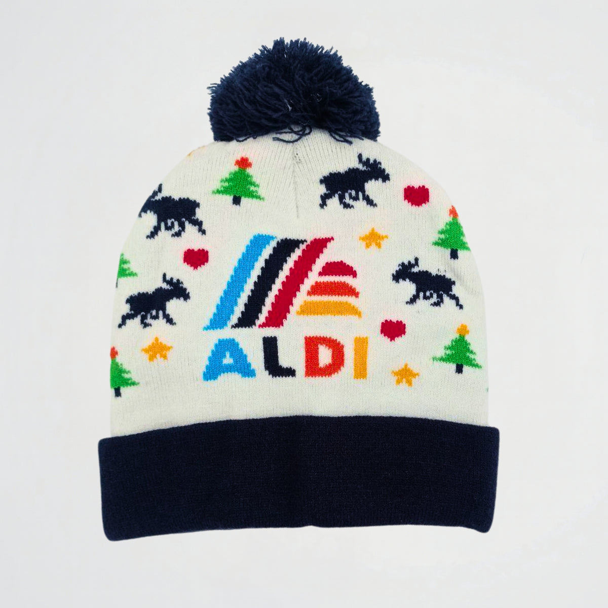 Christmas Tree White Fleece Ice Cap