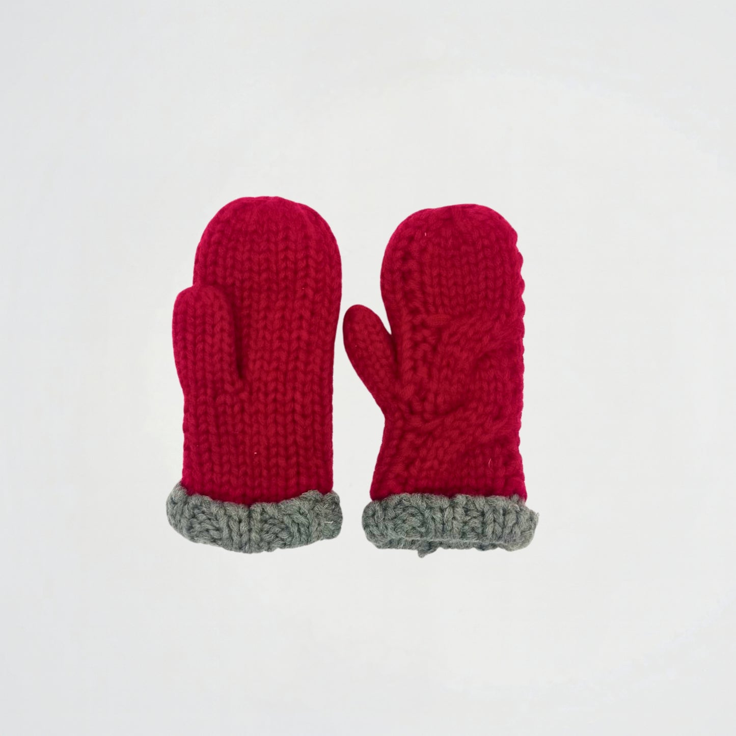 Basic Burgundy Wool Gloves