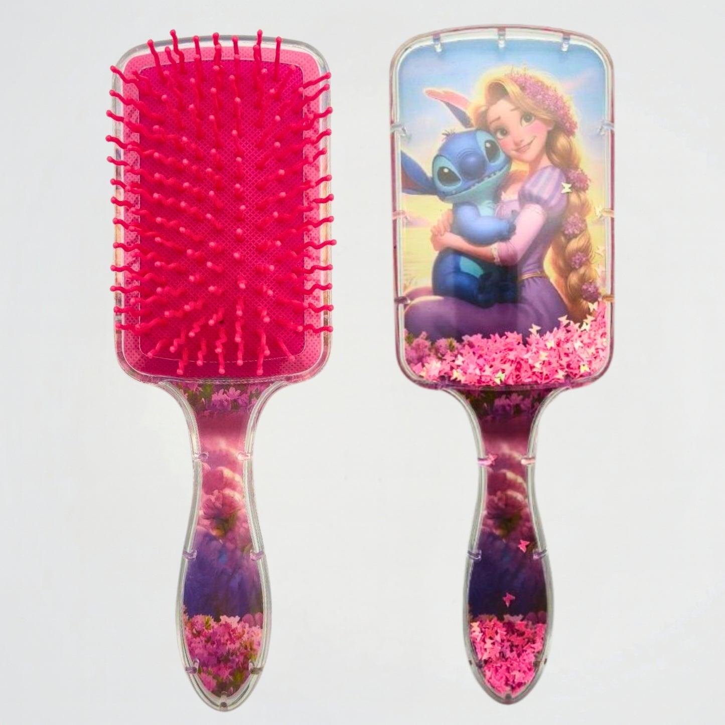 Rapunzel And Stitch Hair Brush