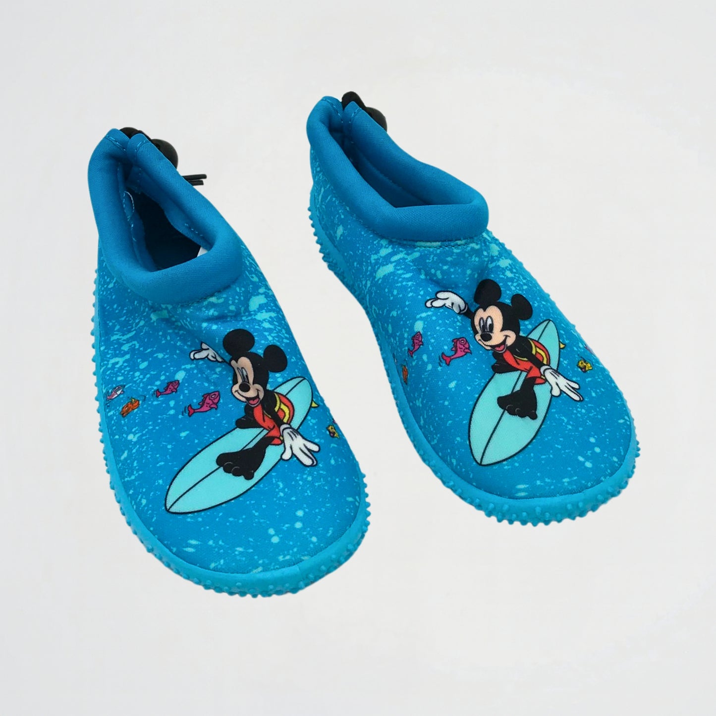Mondial Mickey Mouse Surfing Blue Aqua Shoes
