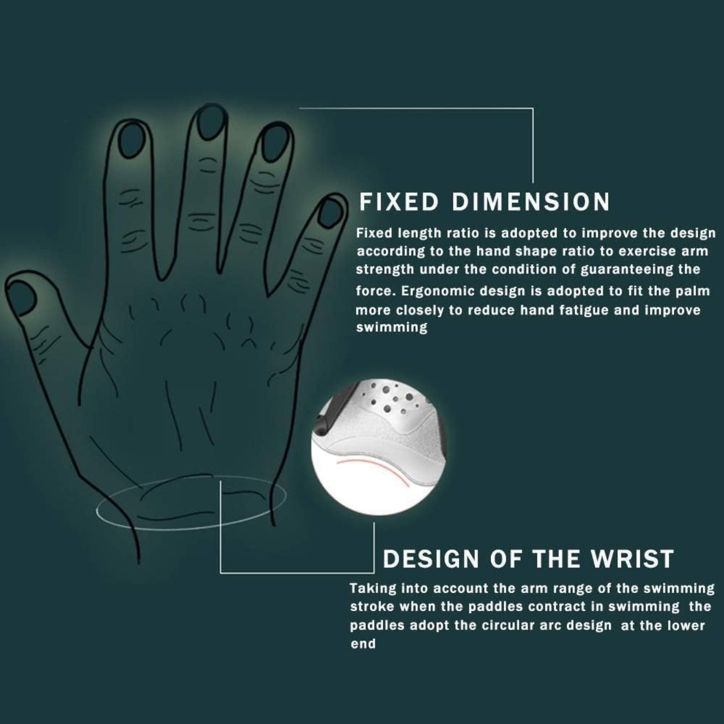 Swimming Fuchsia Hand Paddles