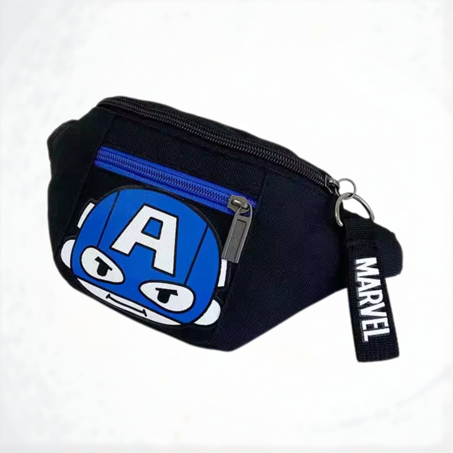 Captain America Black Waist Bag
