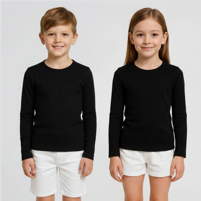 Basic Black Cotton T-Shirt