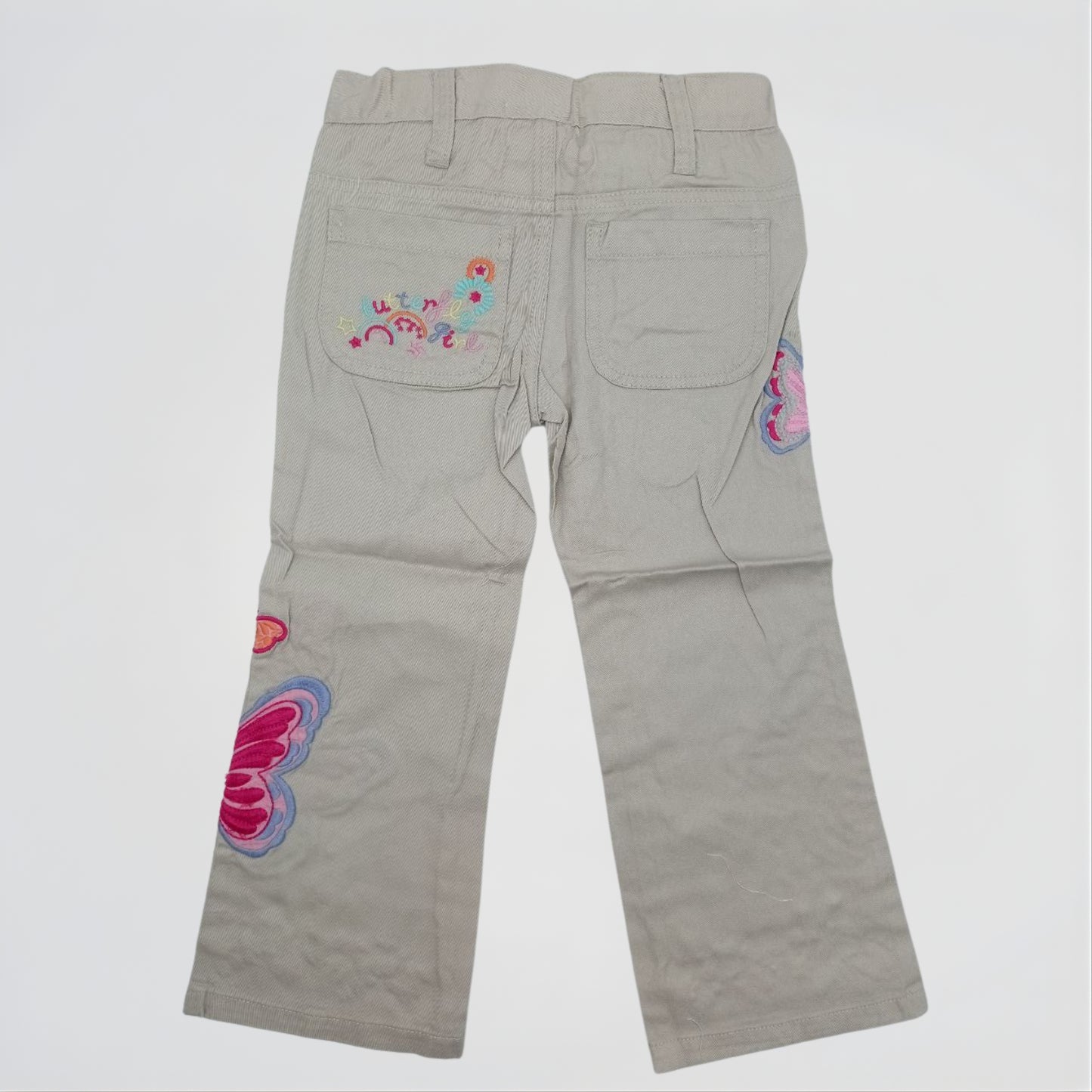 Butterfly Off White Denim Pants