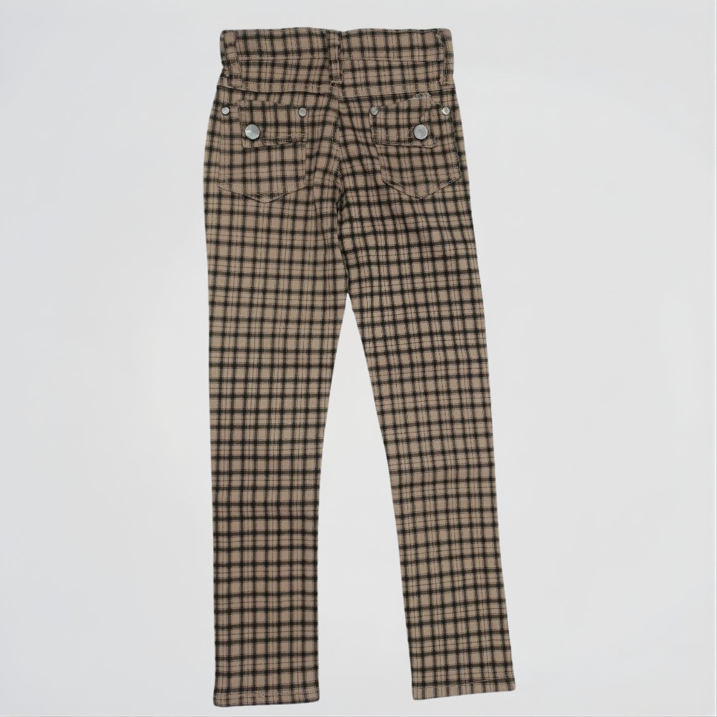 Basic Caro Beige Denim Pants