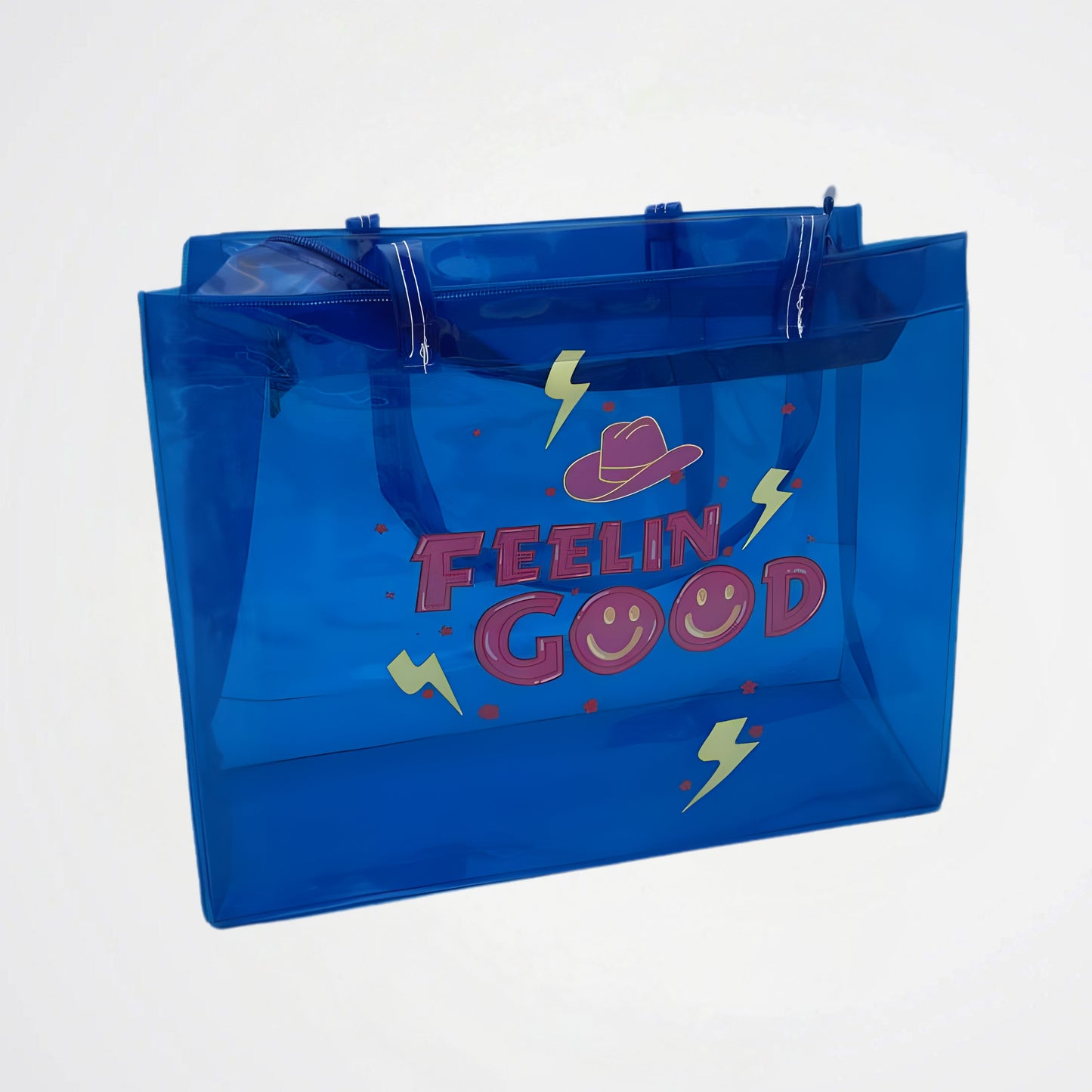 Feeling Good Blue Silicon Hand Bag