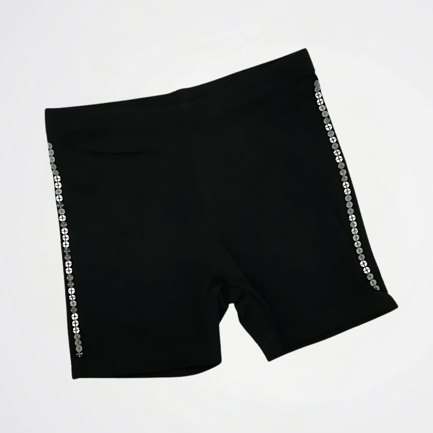 Basic Black Cotton Short