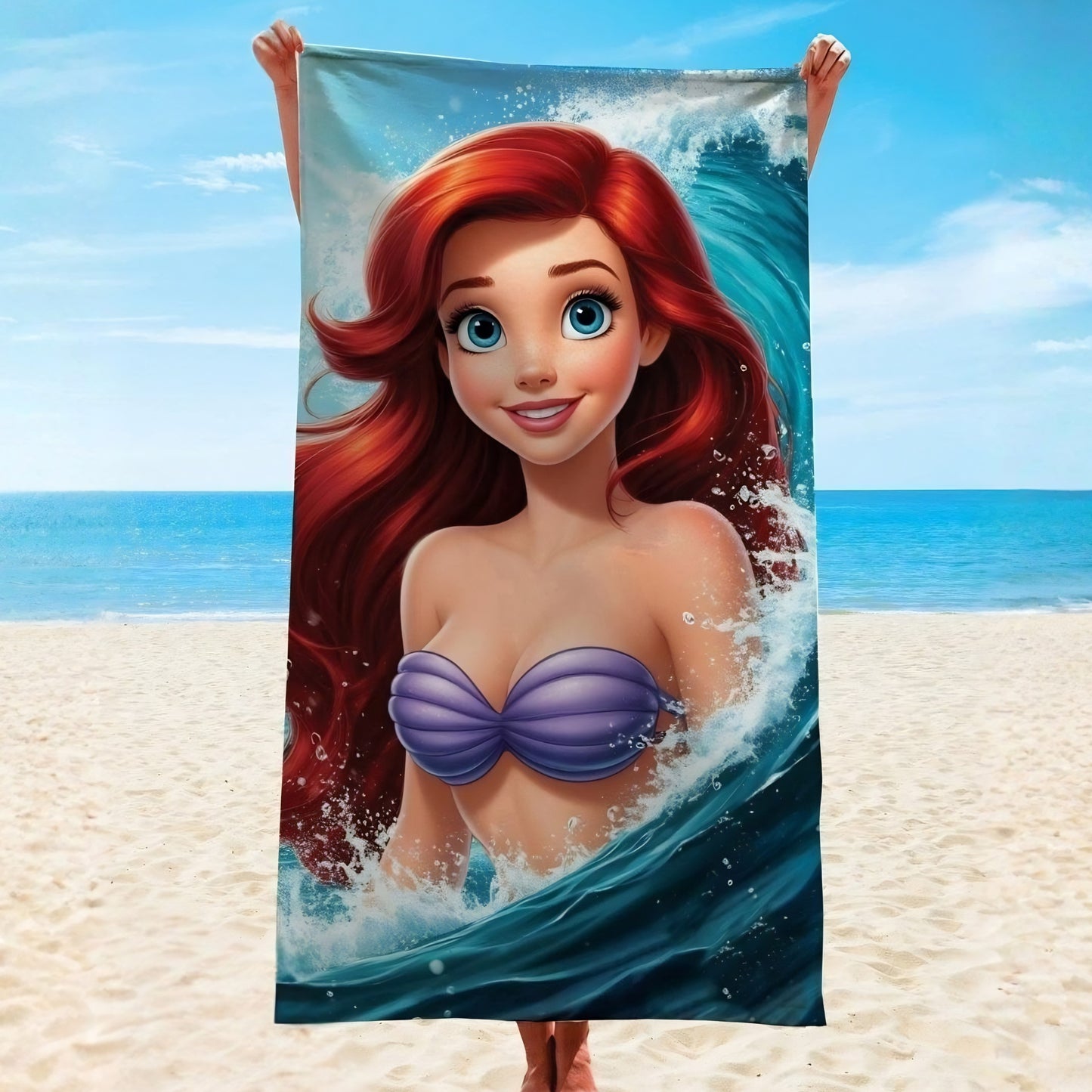 Mermaid Microfiber Beach Towel