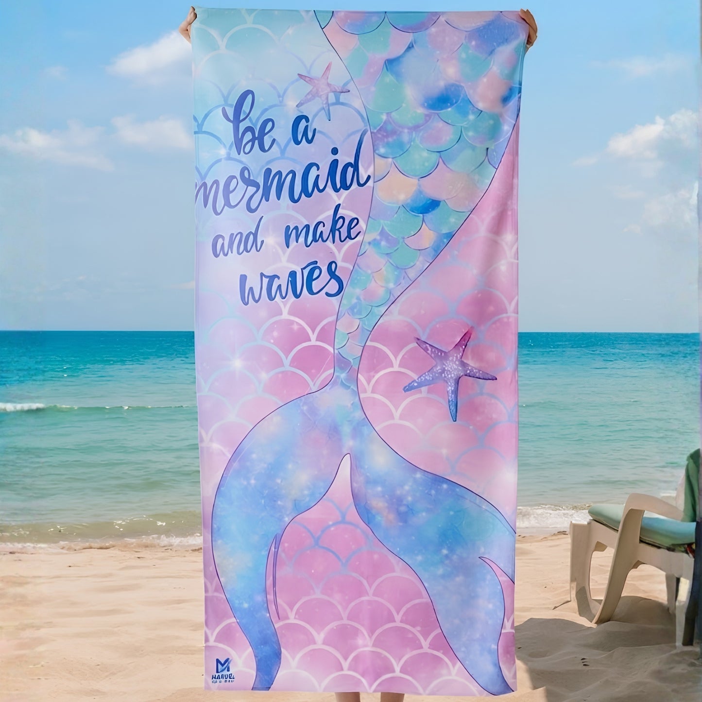 Mermaid Microfiber Beach Towel