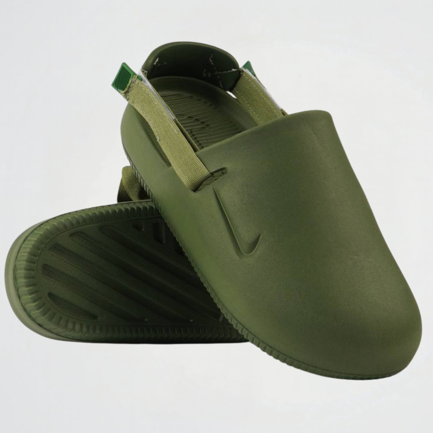 NK Basic Olive Green Clogs