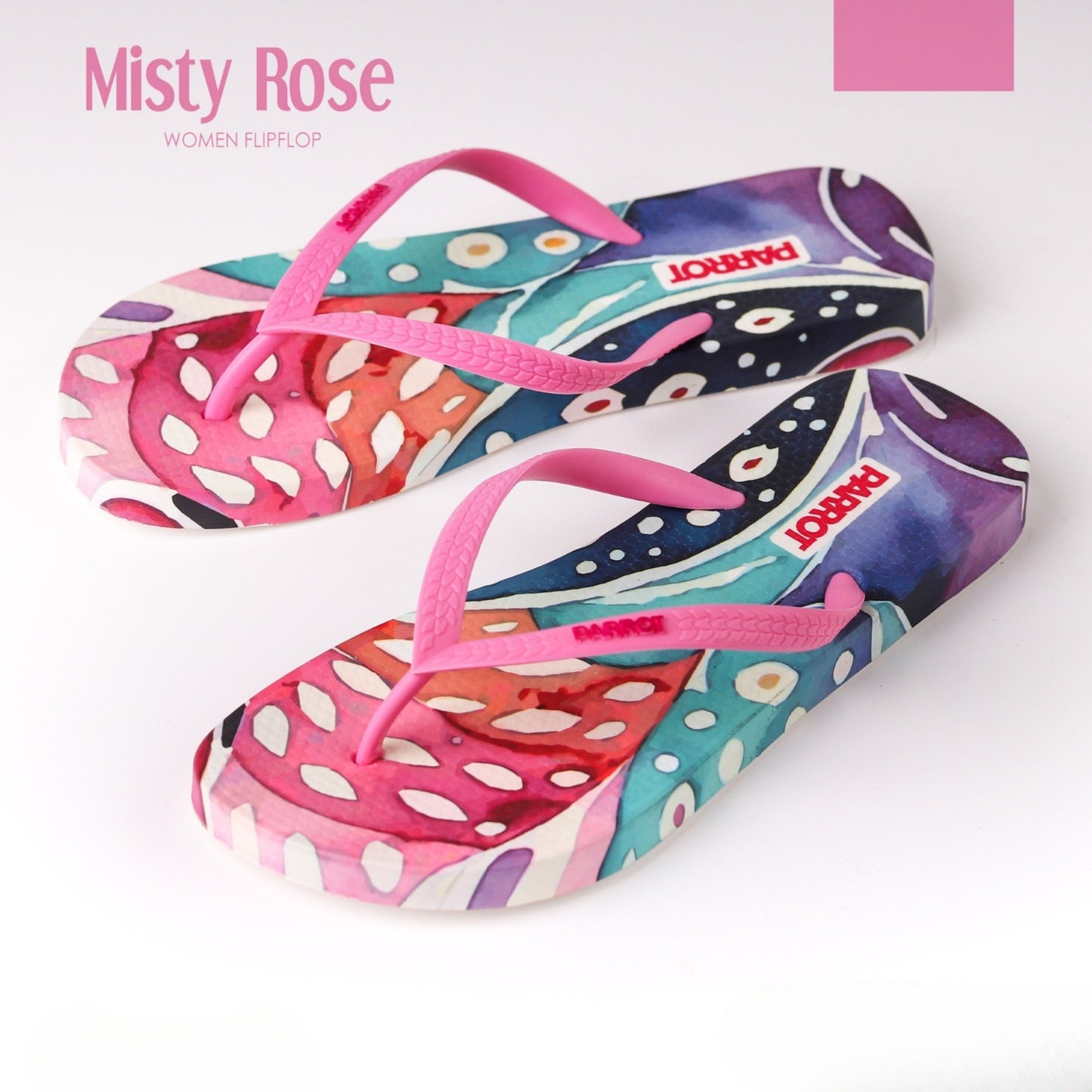 Parrot Misty Rose Flipflop
