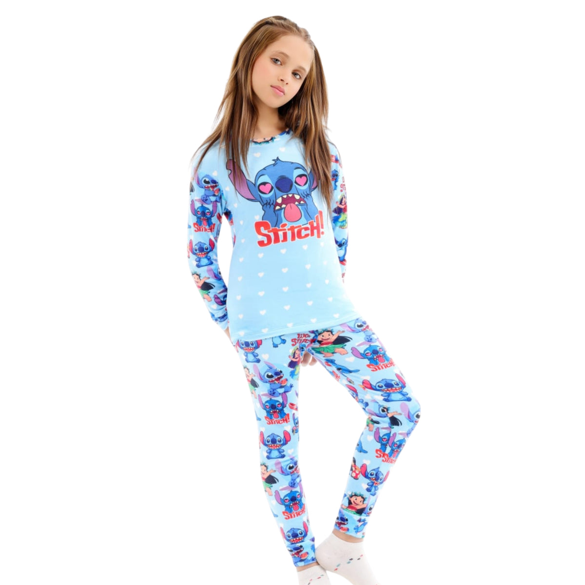 Stitch Fleece Pyjama Set