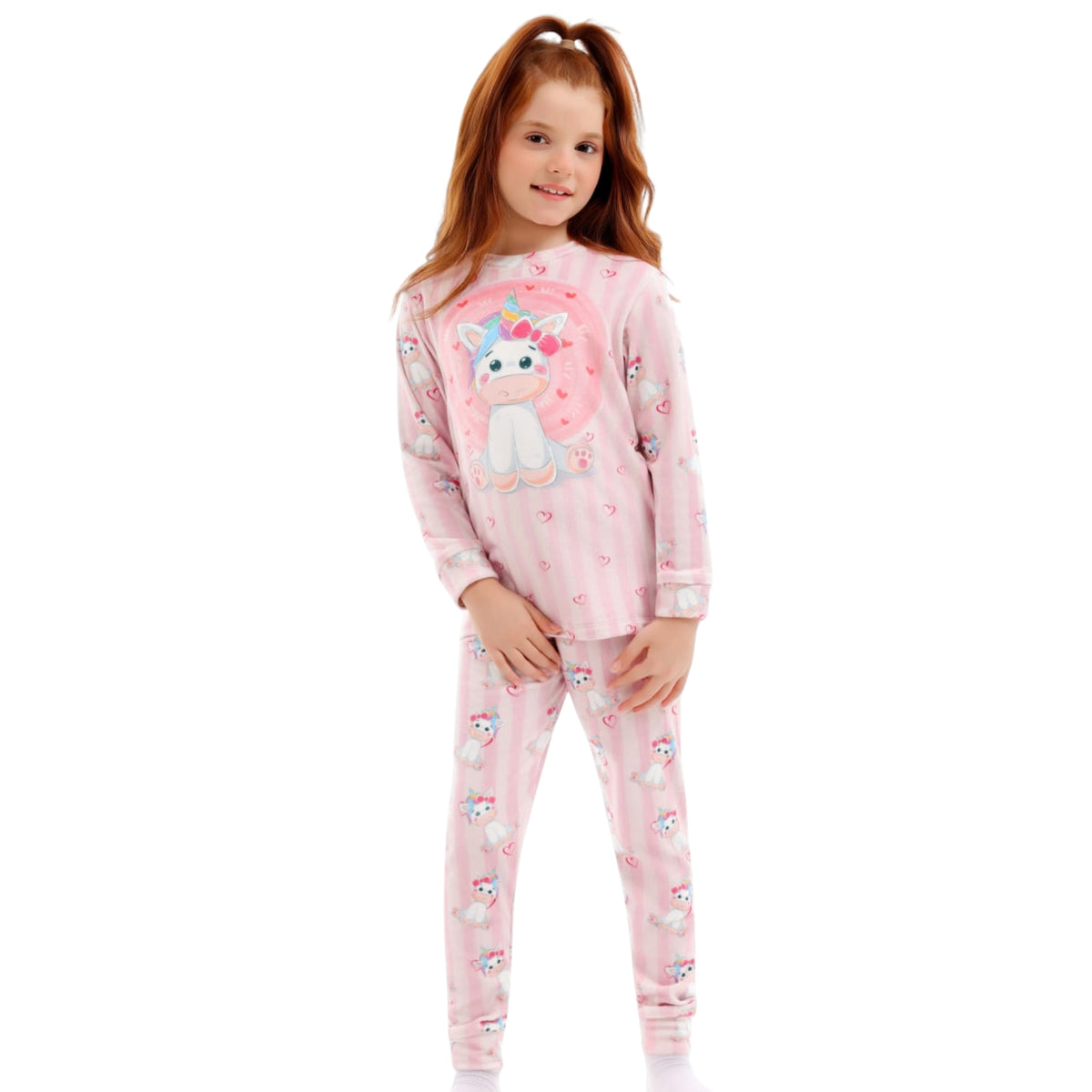 Unicorn Fleece Pyjama Set