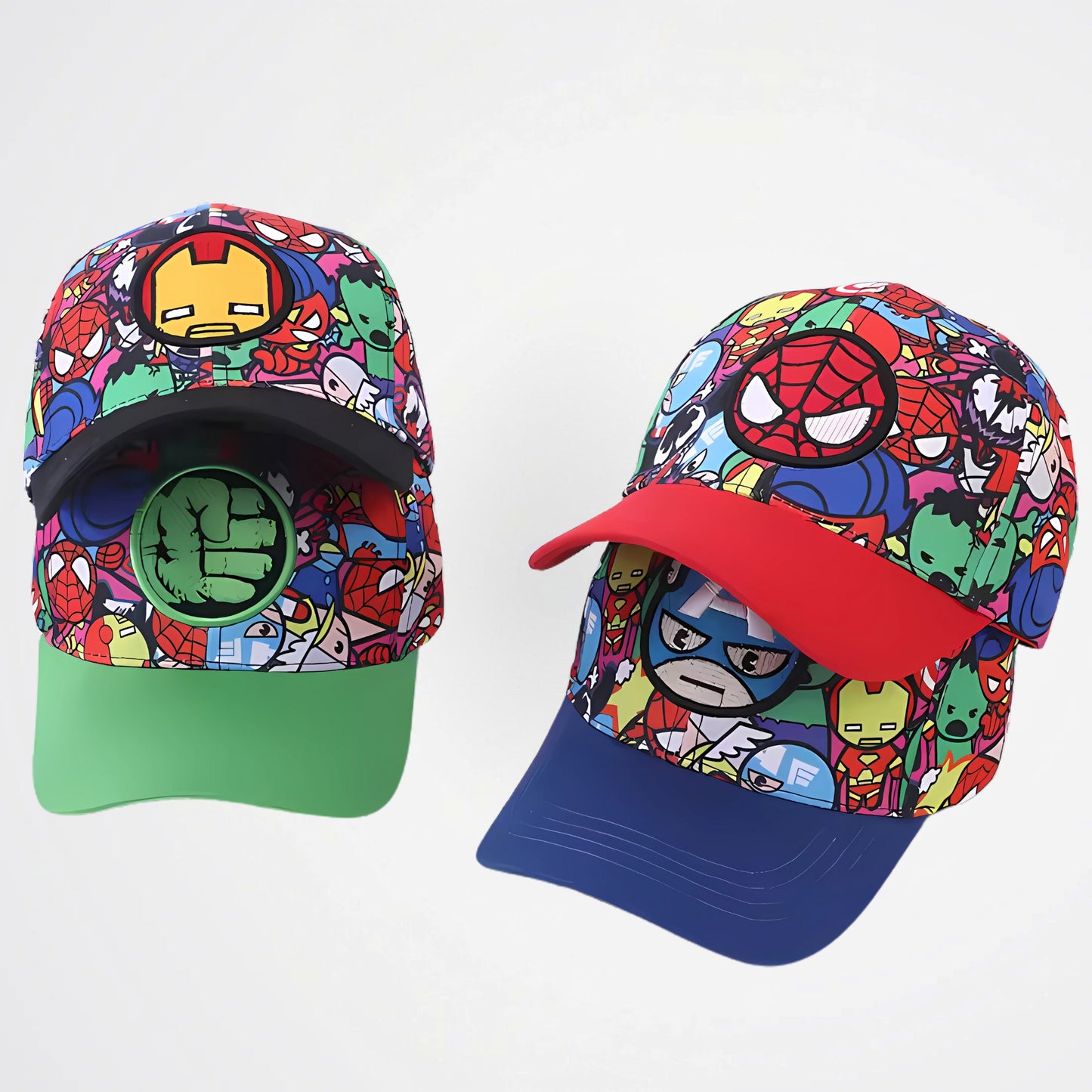 Hulk Fist Logo Green Cap