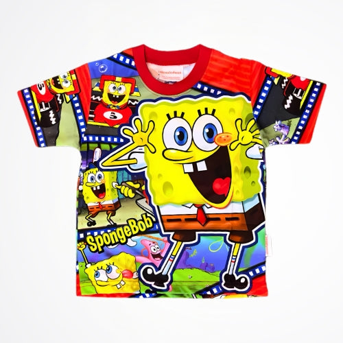 Spongebob Red Rash Guard Swim Shirt
