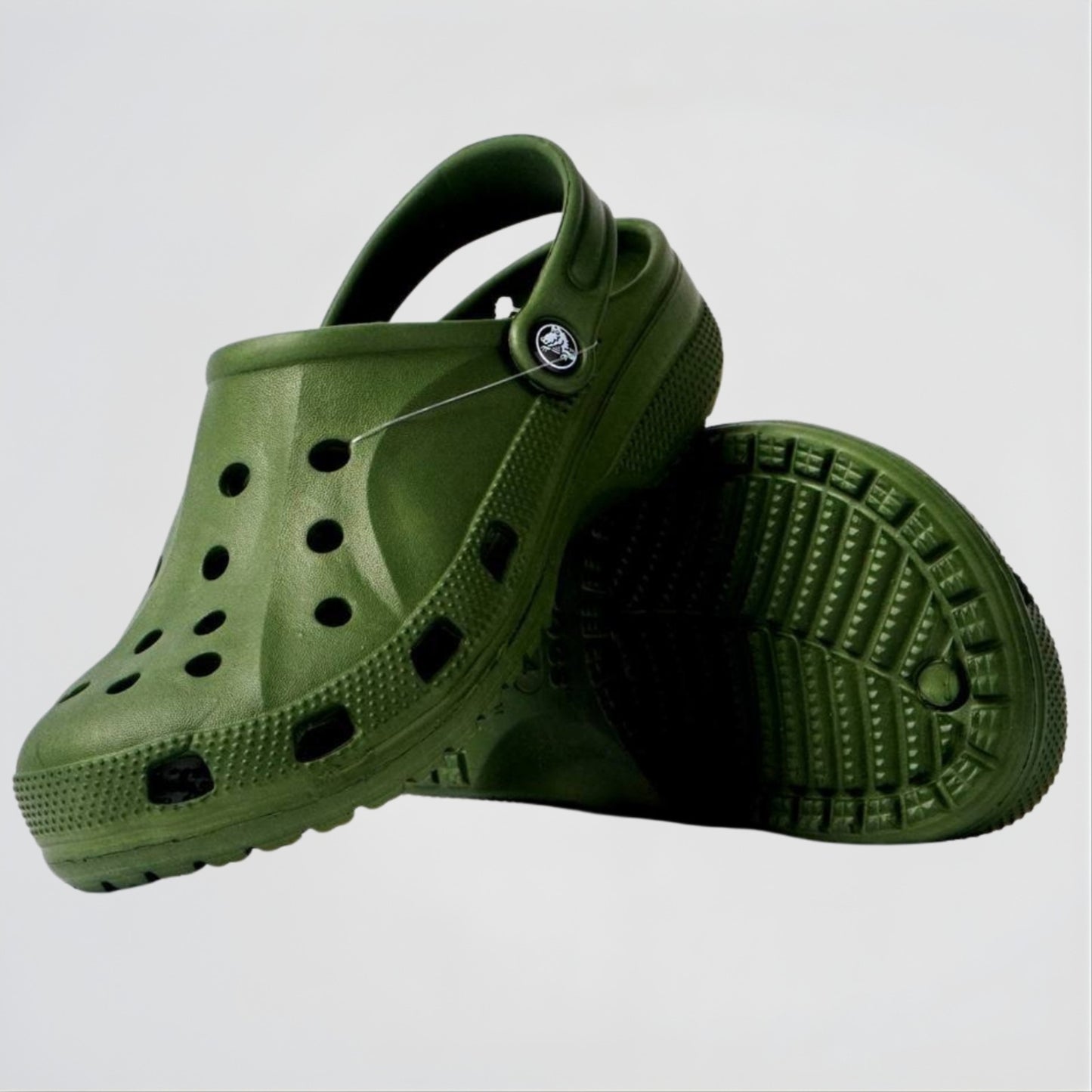 Ralen Olive Green Clogs
