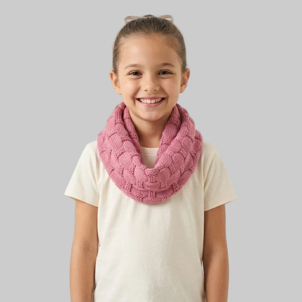 Rounded Kashmir knitwear Scarf