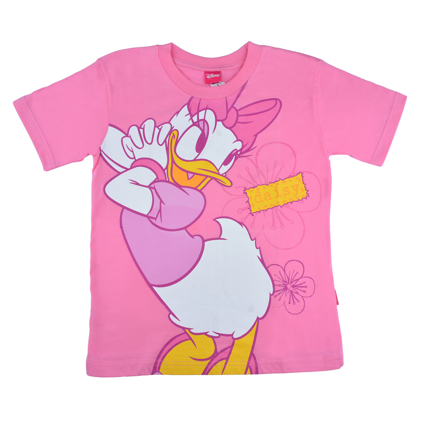 Daisy Duck Pink Cotton T-Shirt (Model 680)