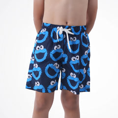 Cookie Monster Navy Microfiber Swimshort