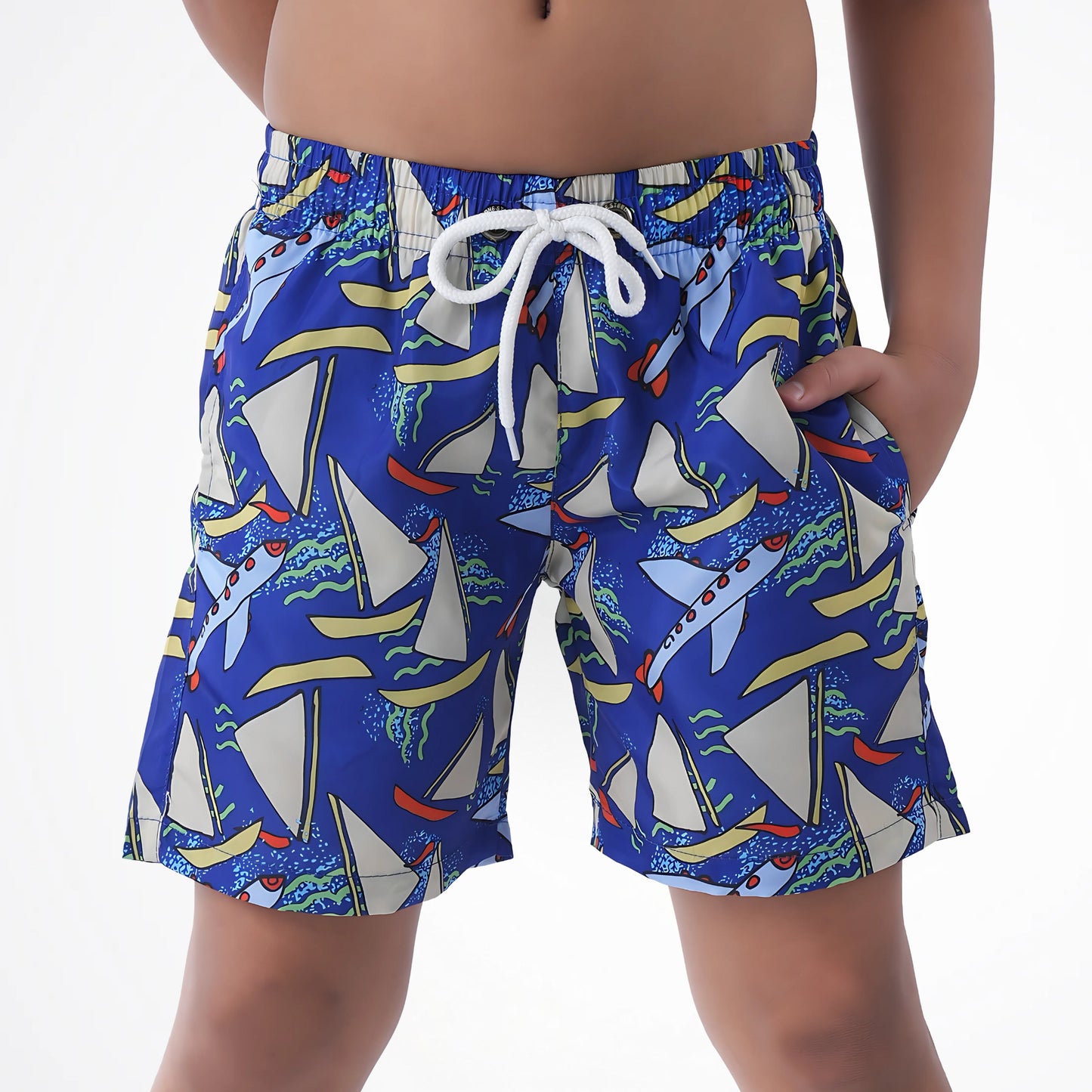 Boats And Planes Navy Microfiber Swimshort