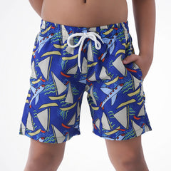 Boats And Planes Navy Microfiber Swimshort