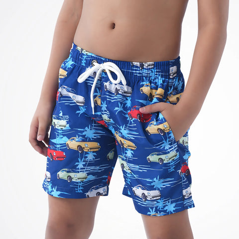 Porsche 911 Navy Microfiber Swimshort