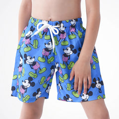 Mickey Mouse Blue Microfiber Swimshort