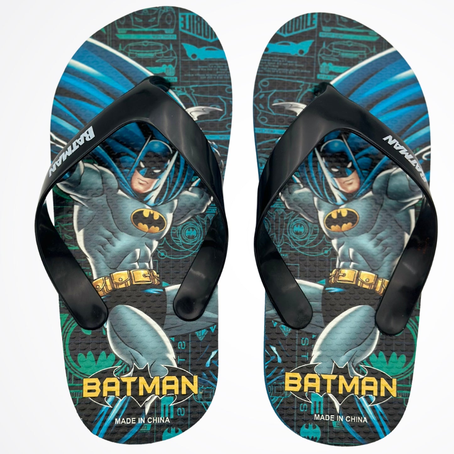 Batman Logo Navy Flipflop