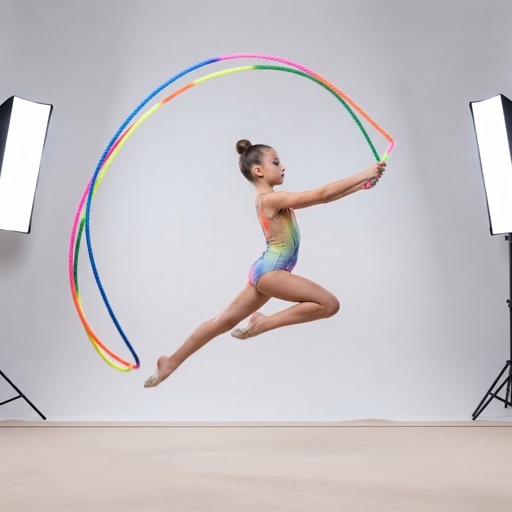Rainbow Gymnastics rope