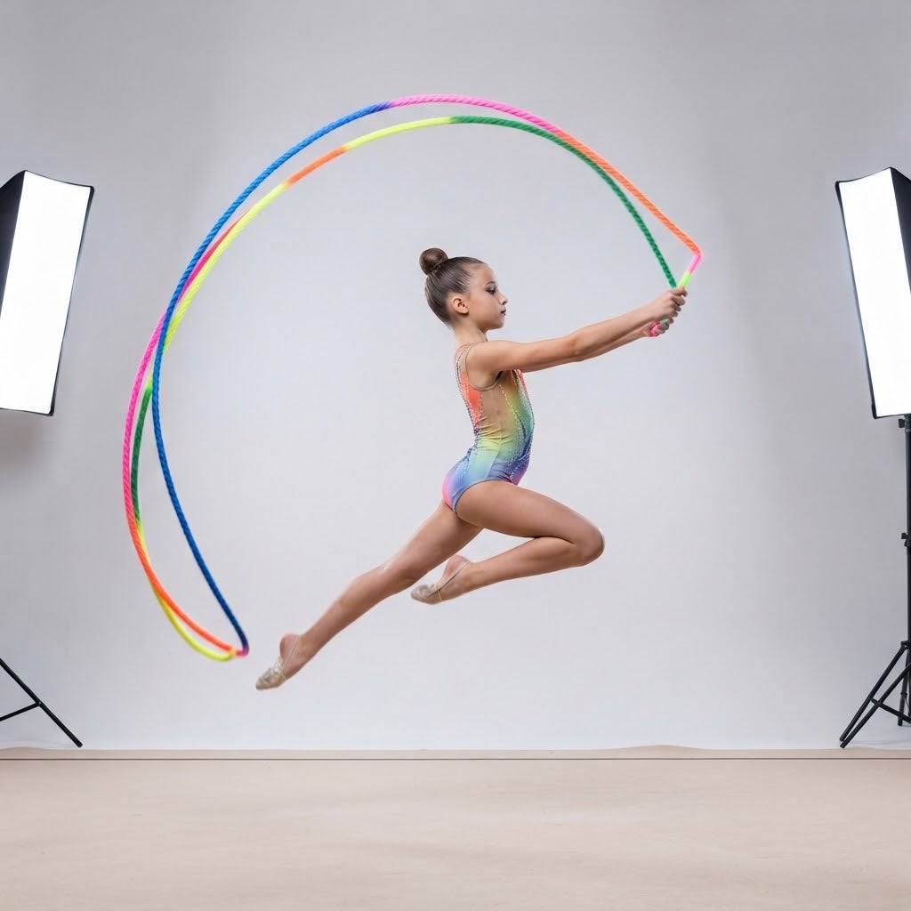 Rainbow Gymnastics rope